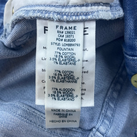 Frame Denim Le Crop Mini Boot Jeans S95-2 - Picture 5 of 6